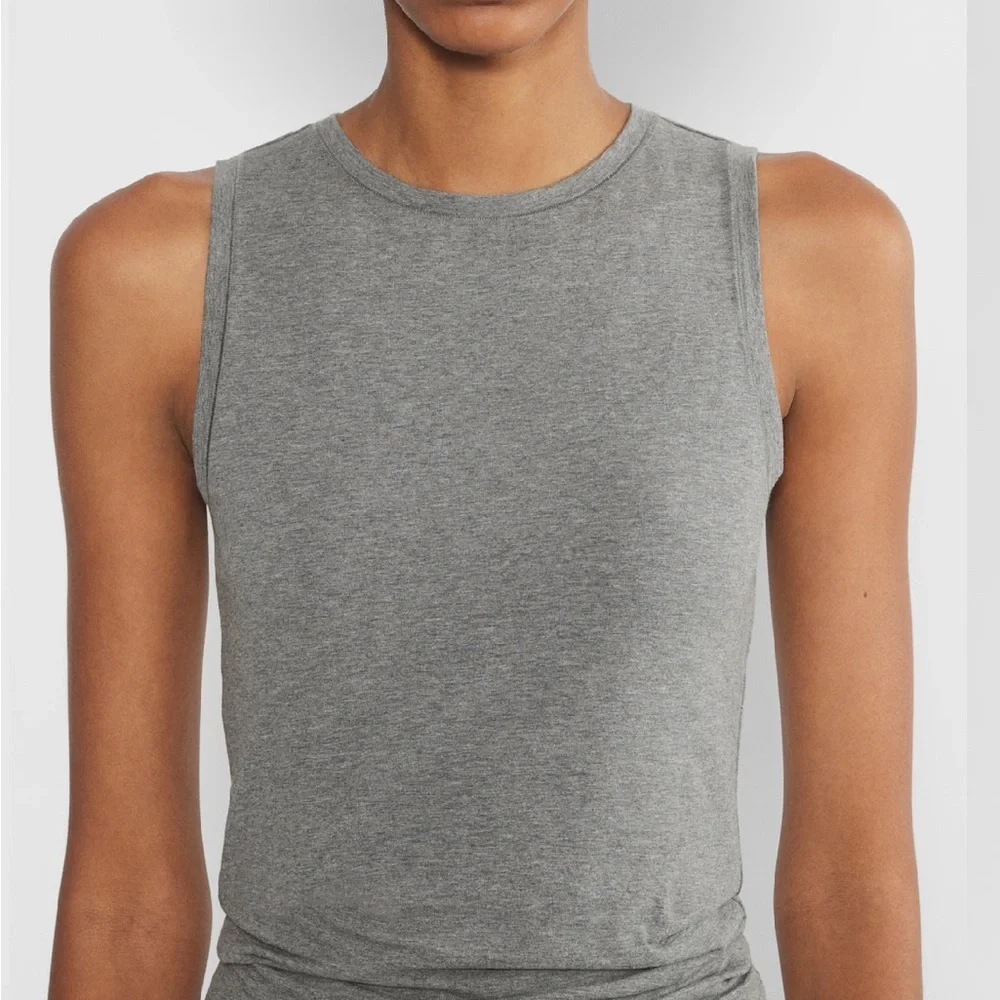 NWT Aritzia The Group Mend Tank - Heather Dark Grey Size M - Picture 4 of 12